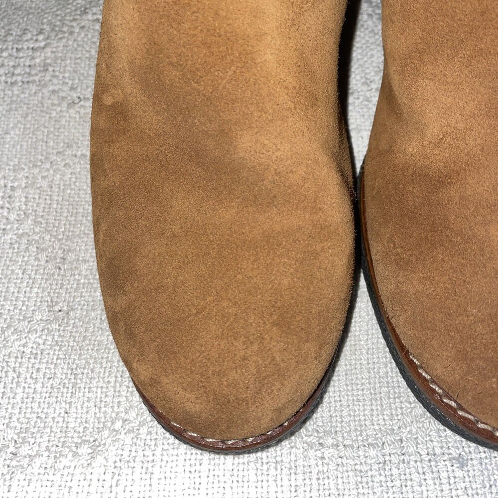 Coach Women’s Knee Boots Size 6.5 M Brown Suede Leather Going Out Party Fun - Picture 8 of 12